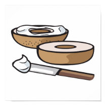 bagel and cream cheese posters by doonidesigns bagel and cream cheese posters