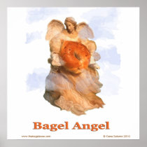 Bagel Angel Print