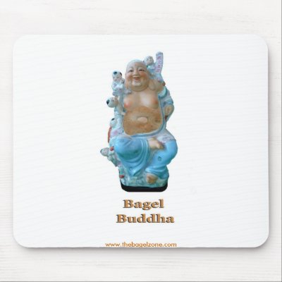 Bagel Buddha Mousepads by TheBagelZone