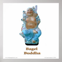 Bagel Buddha Print