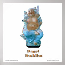 Bagel Buddha Print