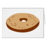 Bagel Greeting Card