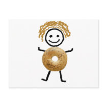Bagel Kid Post Cards