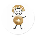 Bagel Kid Sticker