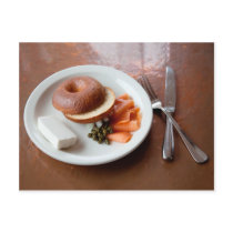 Bagel & Lox Postcard