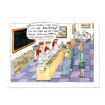 Bagel Shop Cartoon Posters