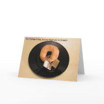 Bagel w Locks Father's Day Card