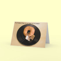 Bagel w Locks Father's Day Card