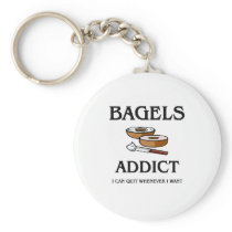 Bagels Addict Key Chains