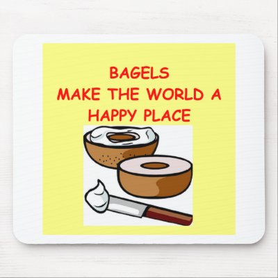bagels mousepad by jimbuf