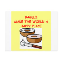 bagels postcards