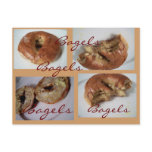 Bagels YUM postcards