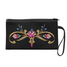 Bagettes Bag- Bling - SRF Wristlet Clutch