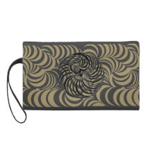 Bagettes wrist bag tubular pattern wristlet purses