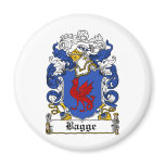 Bagge Family Crest Refrigerator Magnets