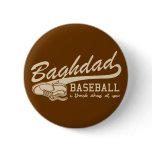 baghdad baseball - i throw shoe at you pinback buttons