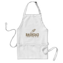 Baghdad - i throw shoe at you! apron