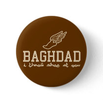 Baghdad - I throw shoe at you Pin