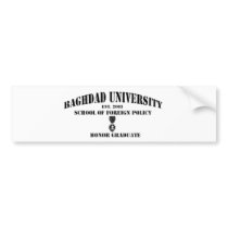 Baghdad Purple Heart Bumper Sticker