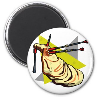 Bagpipe graphic 2 magnet