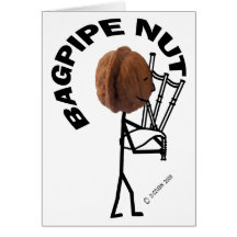Bagpipe Nut Cards