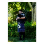 Bagpiper Greeting Card