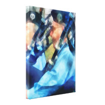 Bagpiper Closeup canvas prints