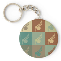 Bagpipes Pop Art Key Chain