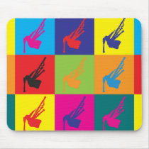Bagpipes Pop Art Mouse Mat