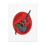 Bagpipes Post Card