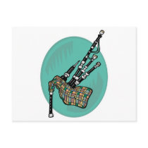 bagpipes postcards