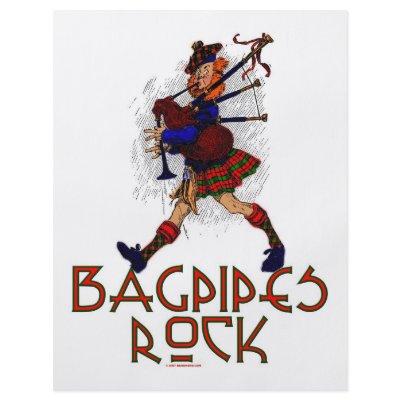 Bagpipes Rock! Flyer by MarchingBand