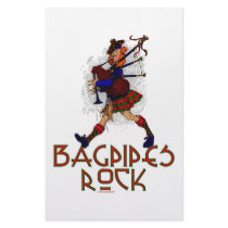 Bagpipes Rock! stationery