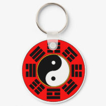 Bagua trigram keychains