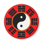 Bagua trigram fridge magnets