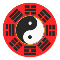 Bagua trigram stickers