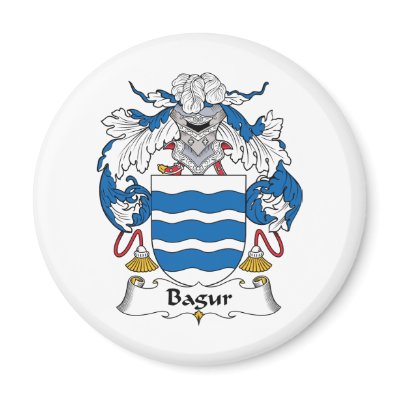 Bagur Family Crest Refrigerator Magnets by coatsofarms