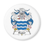 Bagur Family Crest Refrigerator Magnets