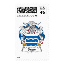 Bagur Family Crest postage by coatsofarms Bagur Family Crest postage
