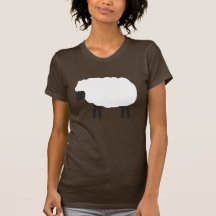 Bah, Bah, White Sheep Tee Shirts