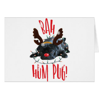 bah hum pug mug pug cards zazzle bah hum pug mug pug cards zazzle