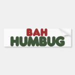 Bah Humbug Bumper Sticker Bah Humbug Bumper Sticker