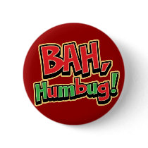 Bah Humbug buttons