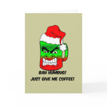 bah humbug Christmas Greeting Card
