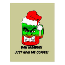 bah humbug Christmas Postcards