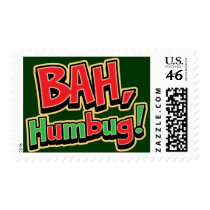 Bah Humbug Custom Postage Stamp
