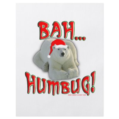 BAH HUMBUG FLYERS by cabinfeverdavid