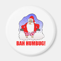 Bah Humbug Fridge Magnets