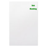 Bah Humbug (green) Custom Stationery
