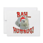 BAH HUMBUG PERSONALIZED ANNOUNCEMENTS